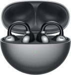 Black Wireless Ear - Open Ear Bluetooth Earphones with Long Lasting Battery &  Crystal Clear Sound - Lightweight in-Ear Headphones with  Resistance to Dust Water