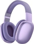 Wireless Over Ear Bluetooth Headphones with Microphone - Wireless Headset -Noise Reduction - Bluetooth, Wired,Built in  for Travel, Home, Work TV,PC,Gaming,Cellphone (Lavender)